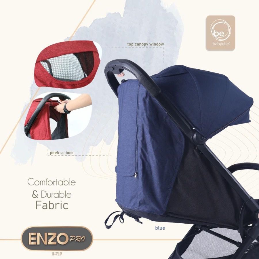 Babyelle Stroller Enzo Pro S179 - Kereta Dorong Bayi