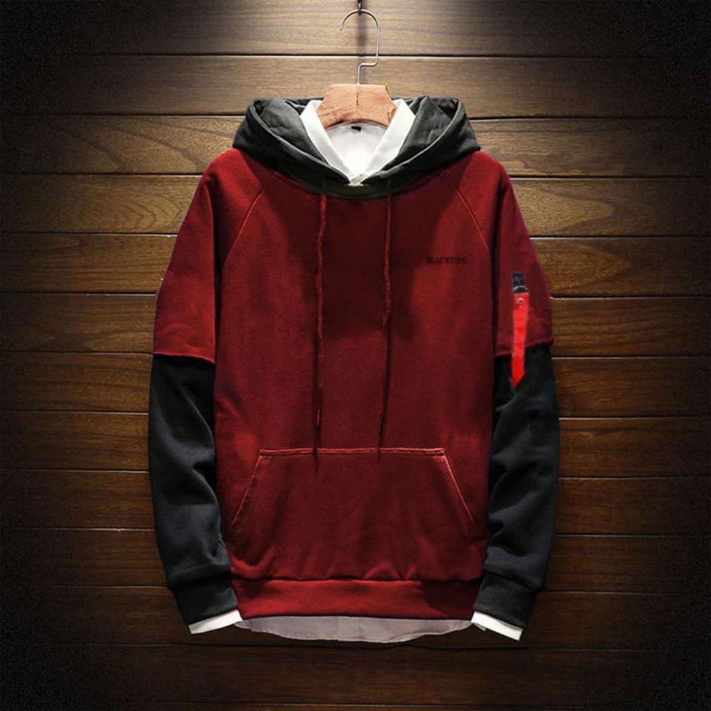 BLACKTIPE PRIA | Sweater Hoodie Blacktipe Sweater Fleece Hoodie Reglan Pria Cowok