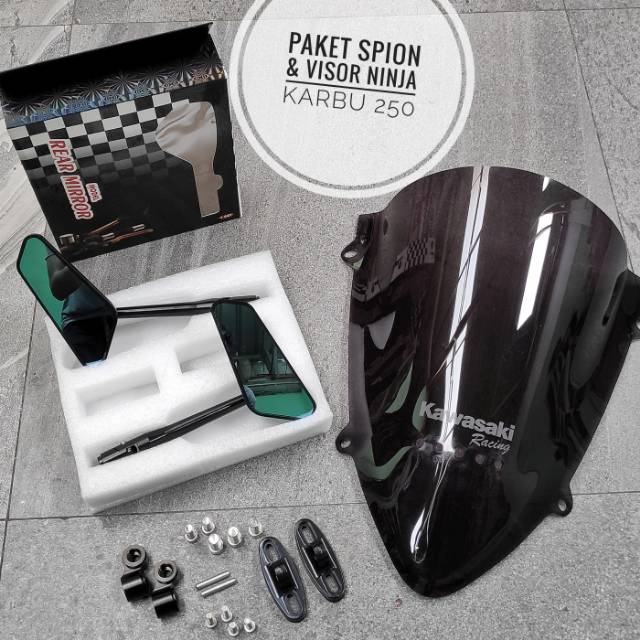 PAKER VISOR NINJA 250 KARBU SPION NINJA 250 KARBU VISOR NINJA 250 KARBU