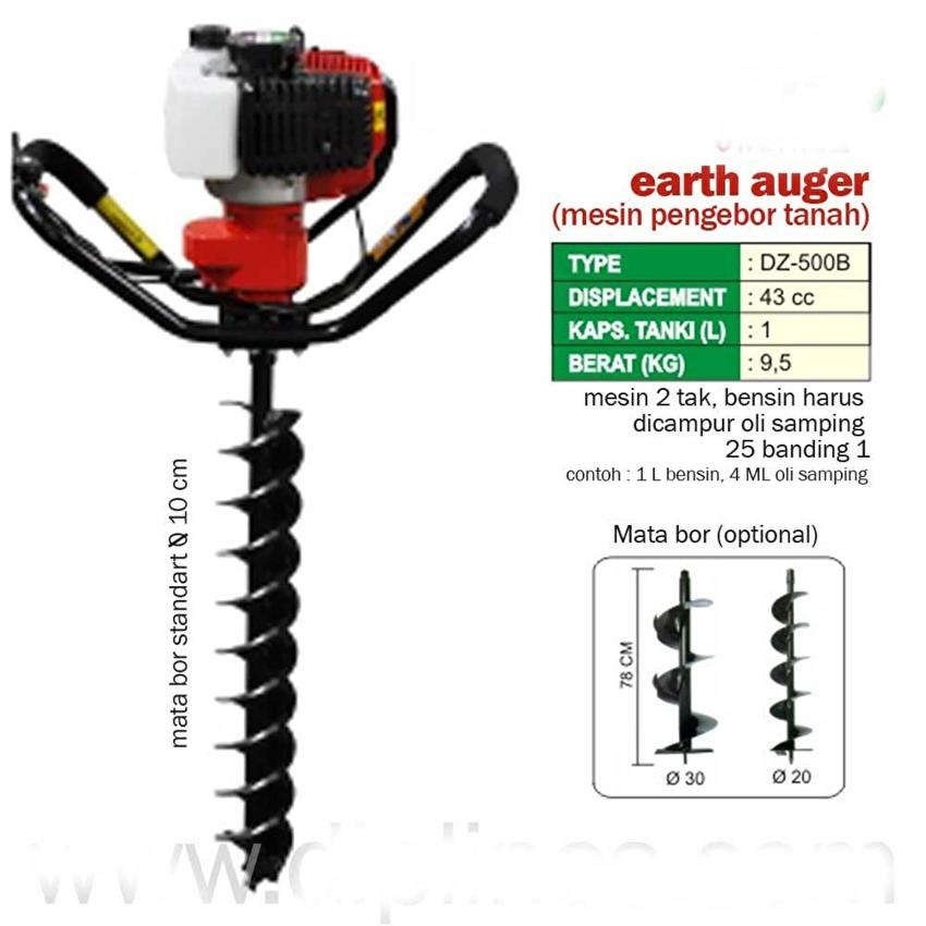 WIPRO W6580 MESIN BOR TANAH - EARTH AUGER - BOR BIOPORI SUMUR