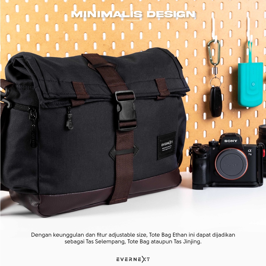 Promo tas totebag totbag pria wanita multy fungsi sling bag branded tas jinjing laptop unisex totte bag pria waterproof