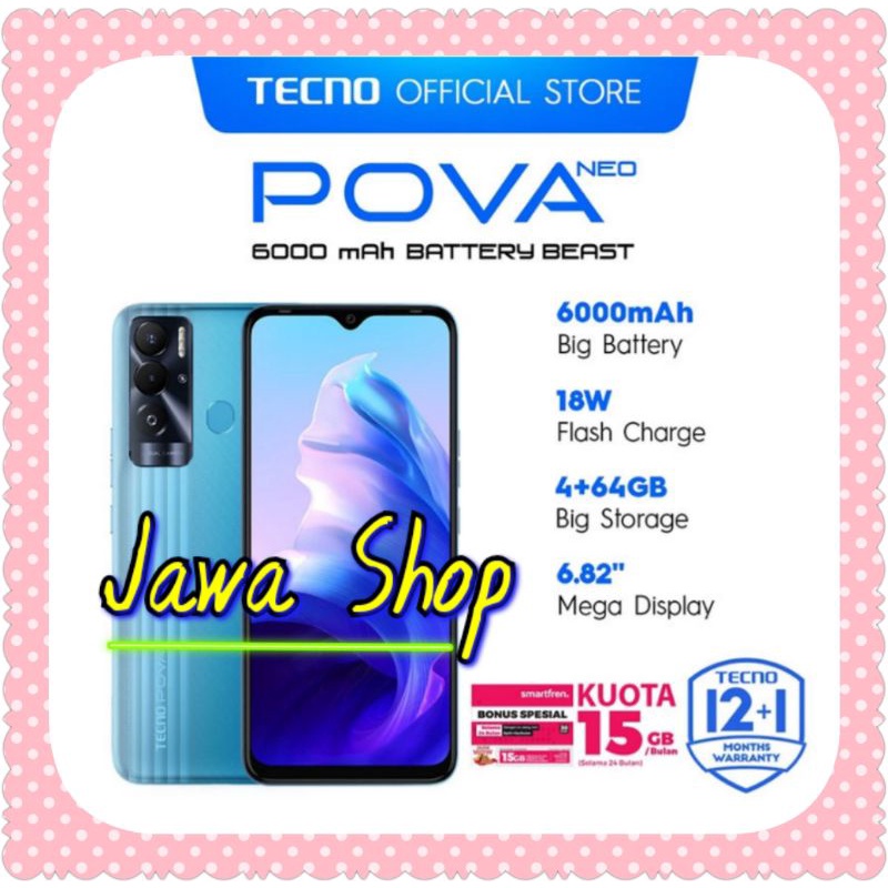 Jual Tecno Pova Neo Ram Gb Bergaransi Resmi Shopee Indonesia