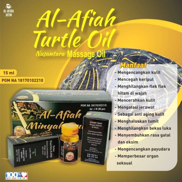 MINYAK BULUS MURNI AL AFIAH 100% ORIGINAL