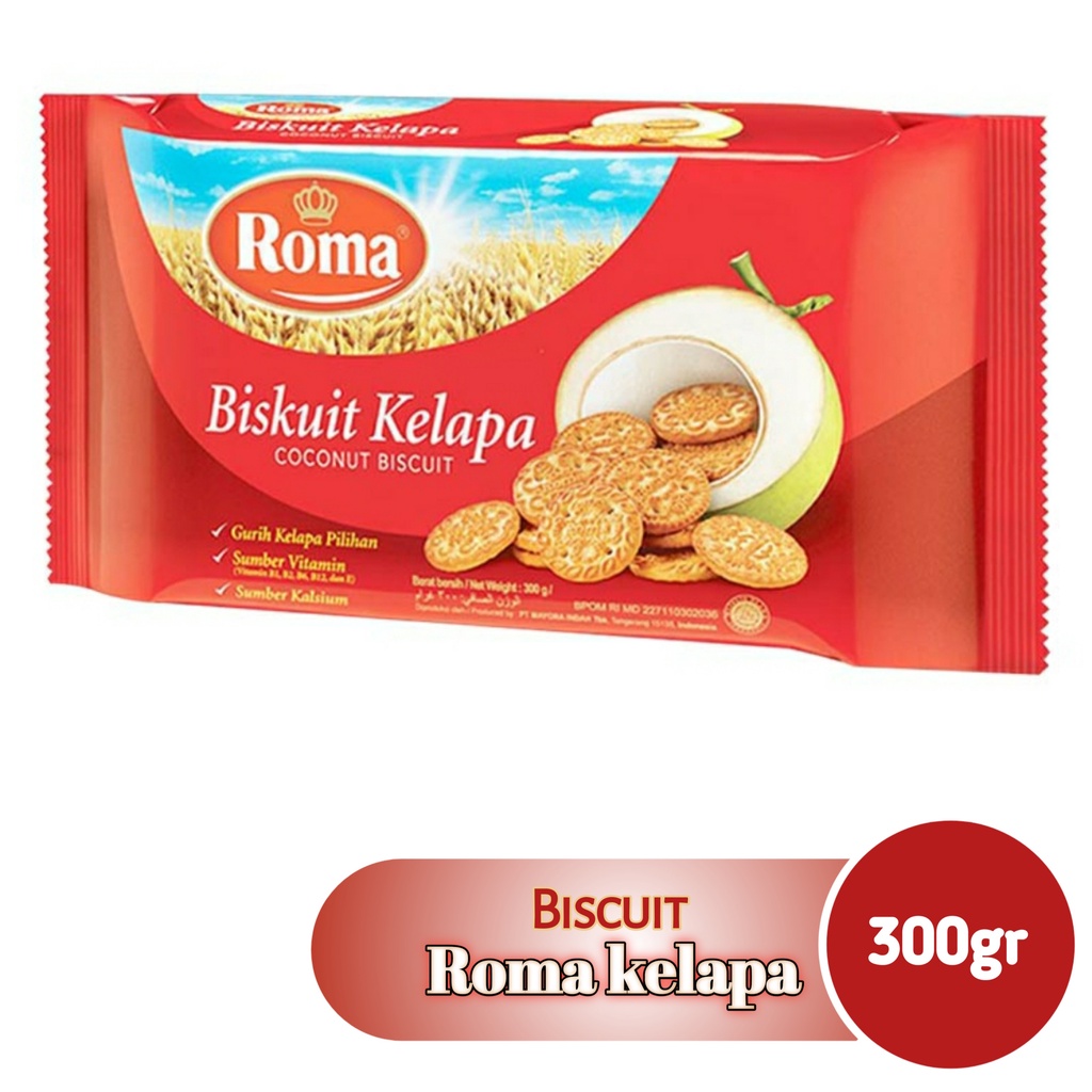 

ROMA Kelapa biskuit 300 gr