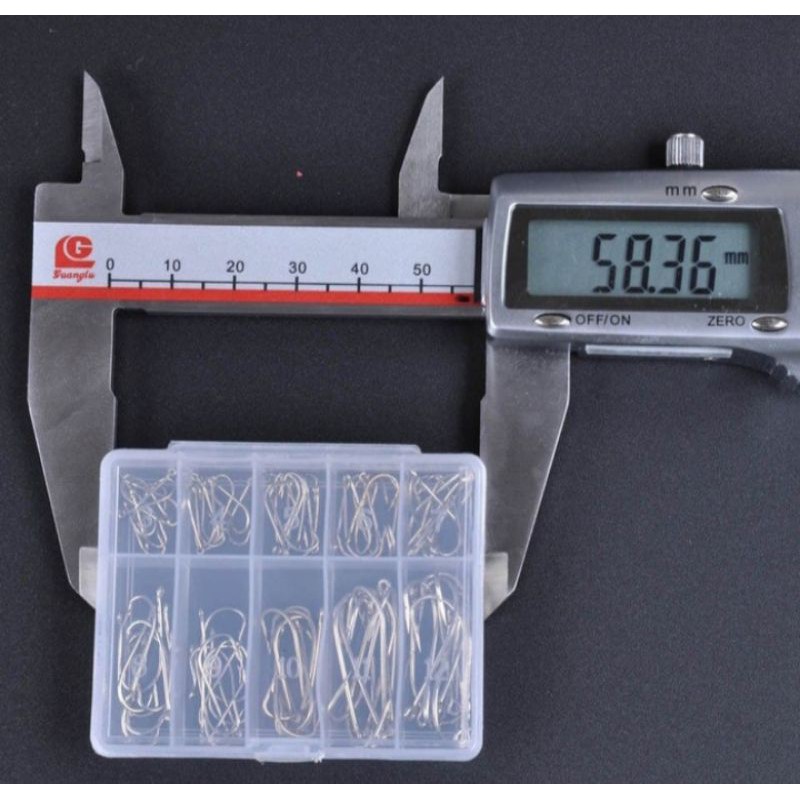 Mata Kail Pancing Set Box Lengkap Ukuran 3-12 70 Pcs Perlengkapan Mancing Murah