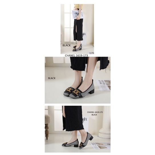 SEPATU WANITA HEELS PLATFORM 1619-173 (RESTOCK)