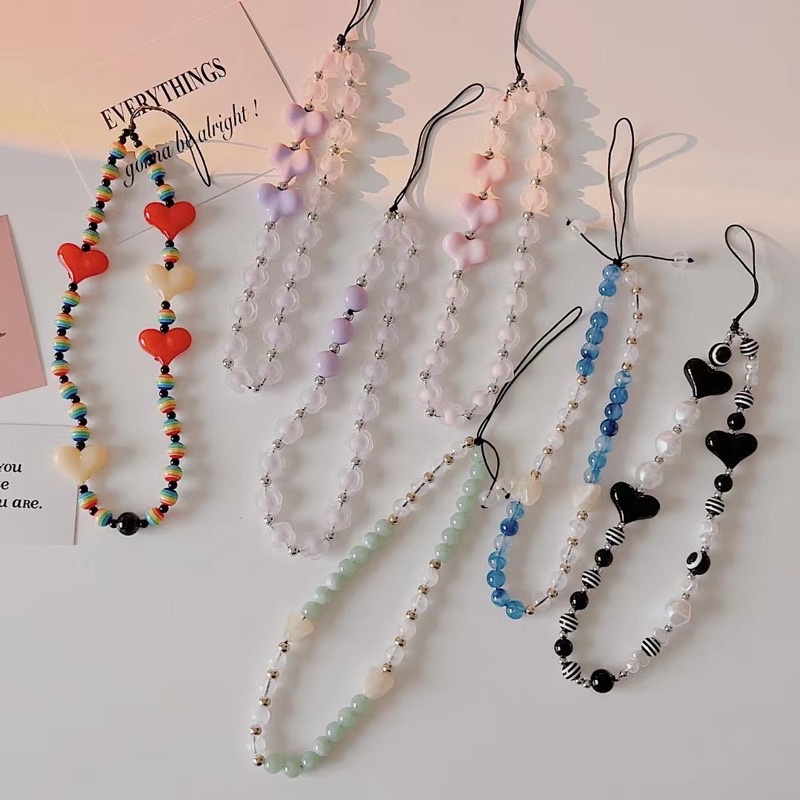 Tali Gantungan Handphone Korean String Kekinian [READY] Phone Chain Lanyard Hiasan Aksesoris hp