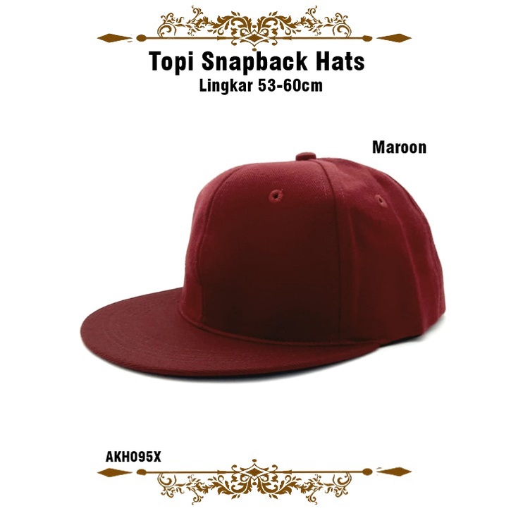 Topi Snapbacks Lingkar 53-60cm