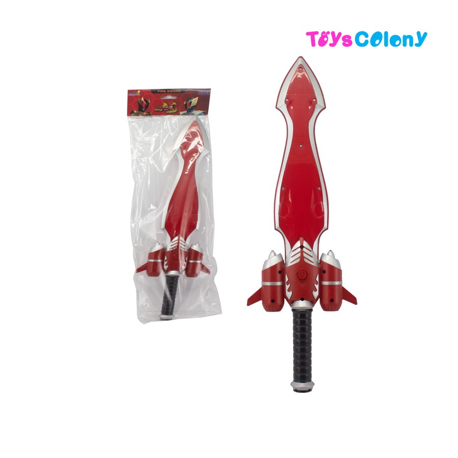 MAINAN STONE SHIELD BIMA+FIRE SWORD PEDANG BIMA (PAKET HEMAT ISI 2 PCS)