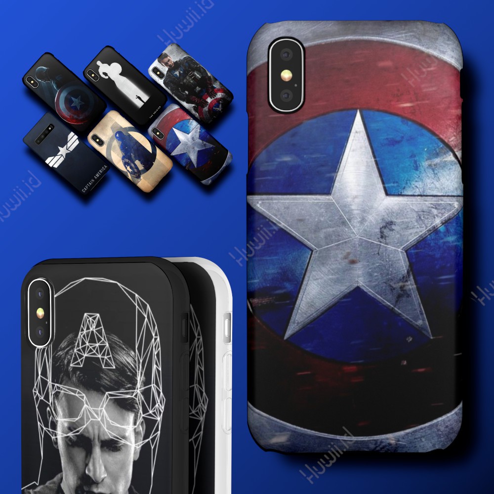 Captain America Hard Soft Case OPPO F1 F1s F3 F5 F7 F9 F11 R7 R7s R9 R17 A1K K3 K5 Pro Plus Youth