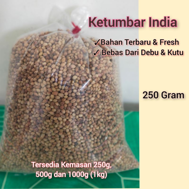 

Ketumbar India Butir Biji 250g Bahan Terbaru Dan Fresh