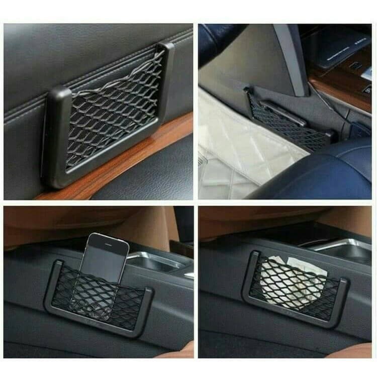 PAKET 2 PCS Kantong Jaring Mobil | Car seat Net Storage organizer