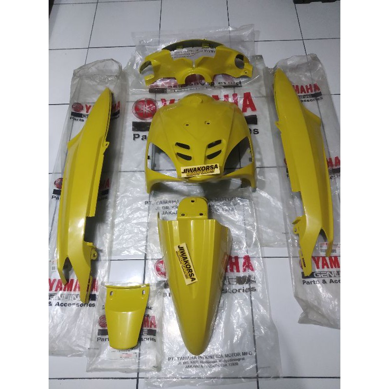 Cover body bodi fullset full set yamaha mio sporty lama old kuning original