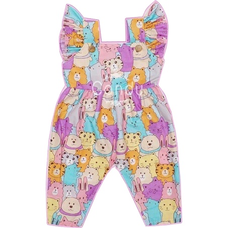 BAJU PAKAIAN DRESS DRES KODOK JUMPSUIT JAMSUIT JUMSUIT ANAK BAYI CEWE CEWEK PEREMPUAN HARIAN USIA UMUR 1 2 3 4 5 TH THN TAHUN KATUN TERBARU 2021 COD SURABAYA GRESIK SIDOARJO MOJOKERTO MALANG MADIUN JAKARTA DEPOK BEKASI TANGERANG GLENCA KIDS GLENCAKIDS-02. ANIMALS