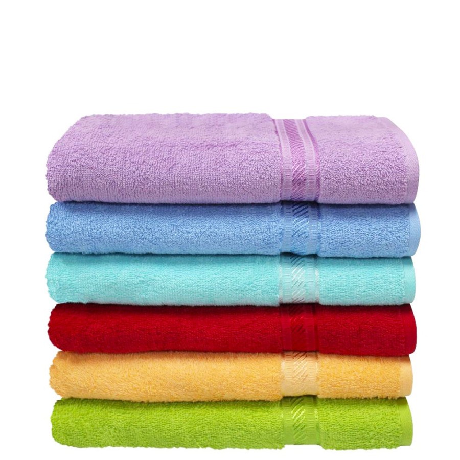 FM - Handuk Mandi Merah Putih 50 x100 cm Polos Dewasa Towel Bath