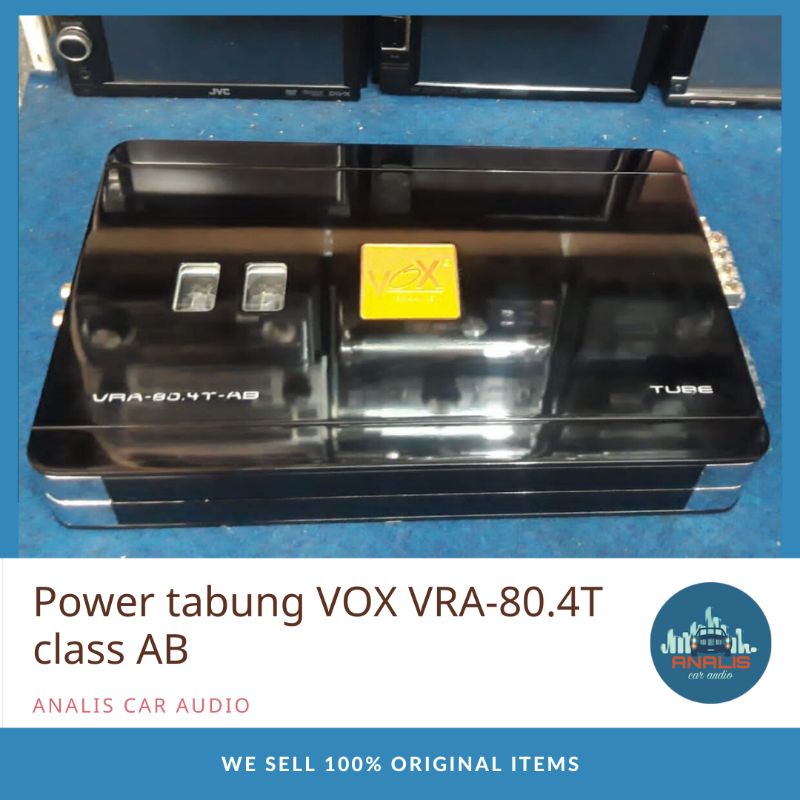 Power Amplifier mobil tabung VOX VRA-80.4T class AB original