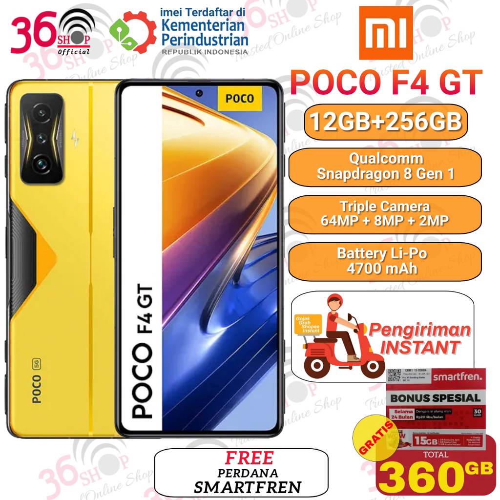 Xiaomi Poco F4 GT [5G] 12GB+256GB Garansi Resmi Xiaomi-1