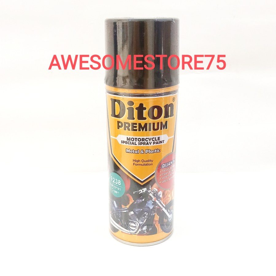 DITON PREMIUM 9238 PETRONAS GREEN Hijau Cerah Cat Semprot Pilox Pylox