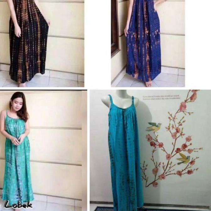Dress Pantai Panjang Bali jumbo ld 120 cm /Dress lobek panjang Bali