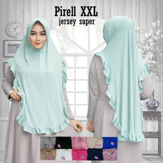 Jilbab Pirel / jilbab Kekinian / Jilbab Instan Syarii / Hijab Instan