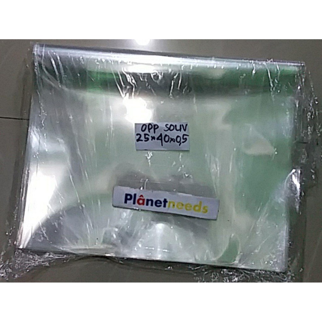 Plastik Souvenir Tebal 25x40 Kantong Plastik Kemasan Wrapping Bening