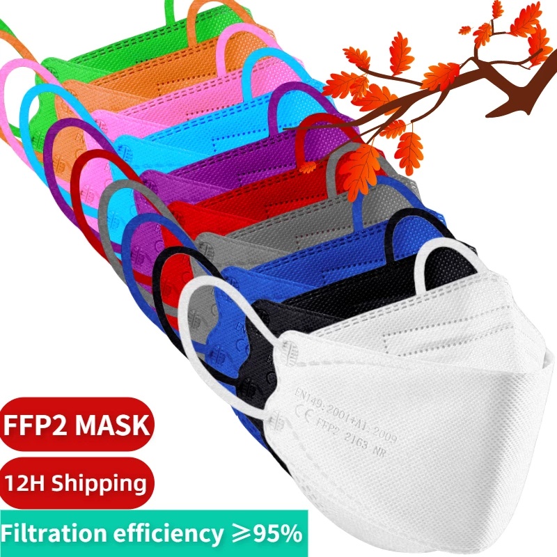 MASKER KF94 ISI 10PCS 4ply MEDIS KF 94 10 PCS KOREA EVO WARNA WARNI HITAM PUTIH COKLAT KUNING MERAH 