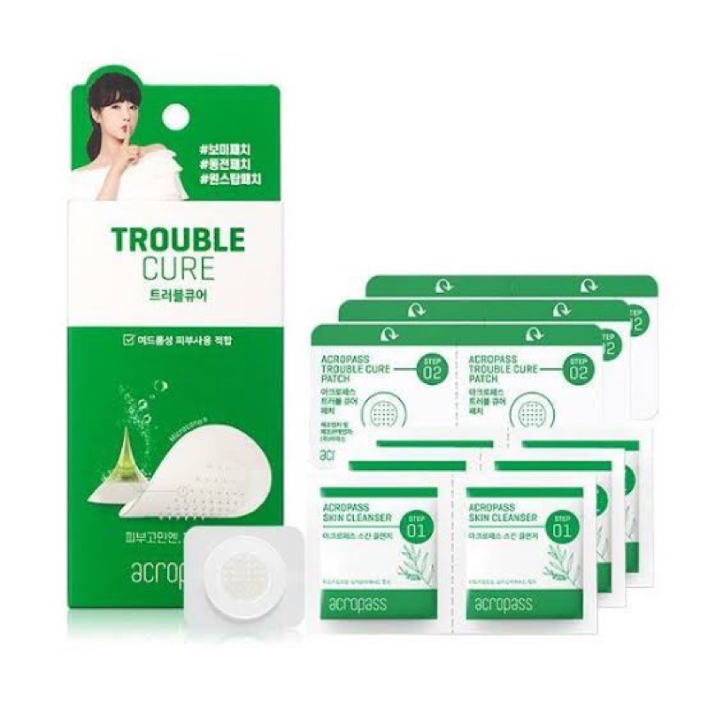 Acropass NEW Skin Trouble Cure Acne Microneedle Pimple Patch (6 Patches)