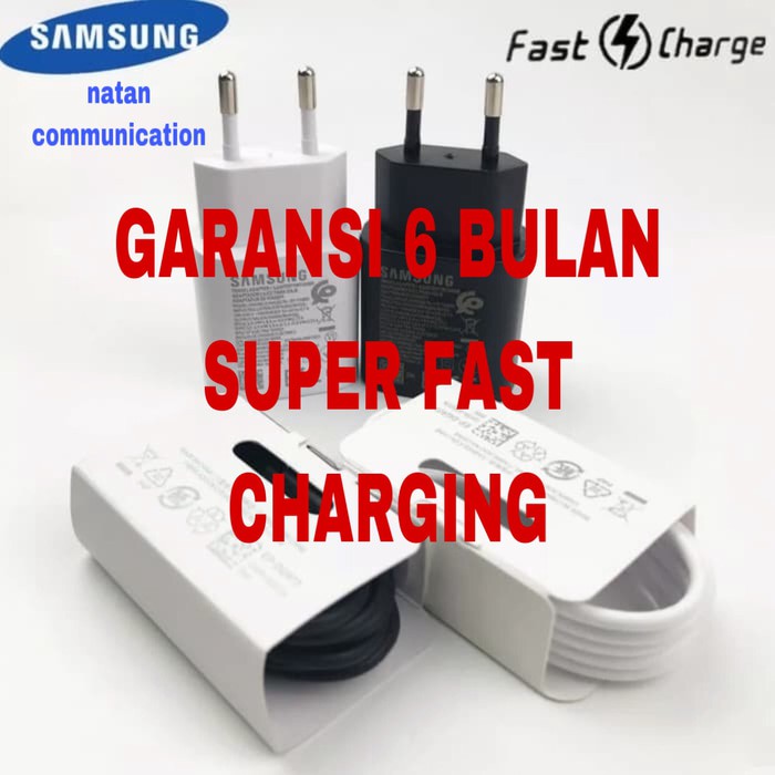 CHARGER SAMSUNG NOTE 10 / NOTE 10+ NOTE 10 PLUS 25W A70 A80 C FAST ORI