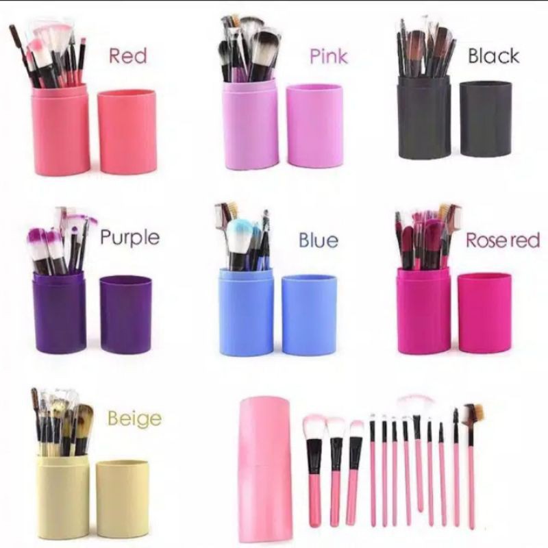 1 set brush lengkap make up