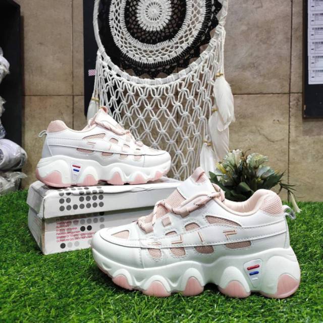 Sepatu Fashion Running Shoes Impor BTS Fila