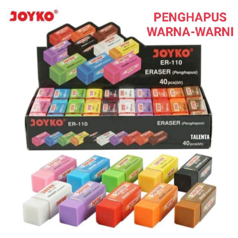 

Murah..!! Penghapus Joyko ER-110/Eraser warna-warni