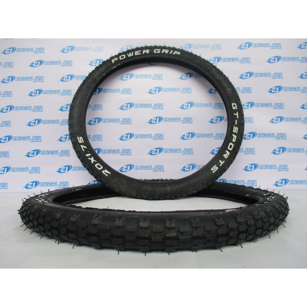 Ban Luar Sepeda Lucky Stone GT Sports Power Grip 20 X 1.75 - Ban Luar Power Grip 20X1.75