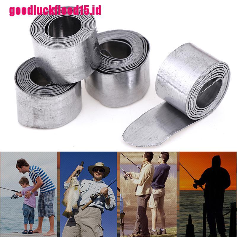 {LUCKID}0.6-1.2mm 35cm lead sheet strip lead sinker tin roll fishing tackle accessories
