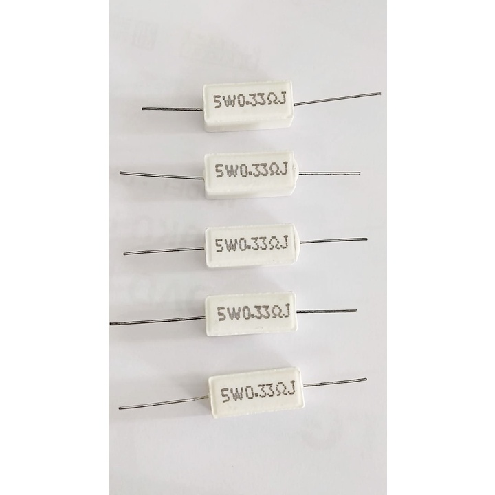 Resistor 5W 0,33 Ohm (10PCS)