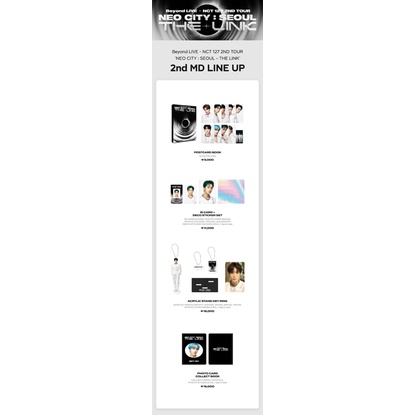 OPEN PO NCT 127 2ND TOUR NEO CITY: SEOUL - THE LINK OFFICAL MD 2nd LINE UP
