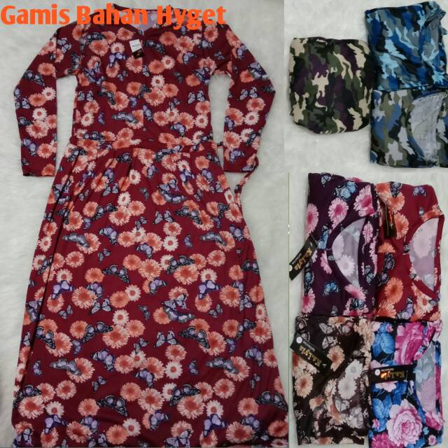 GAMIS BAHAN HYGET MURAH