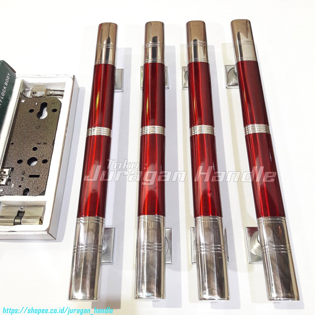 handle pintu rumah kunci set 45 cm gagang pintu rumah kunci set tarikan pintu rumah kunci set