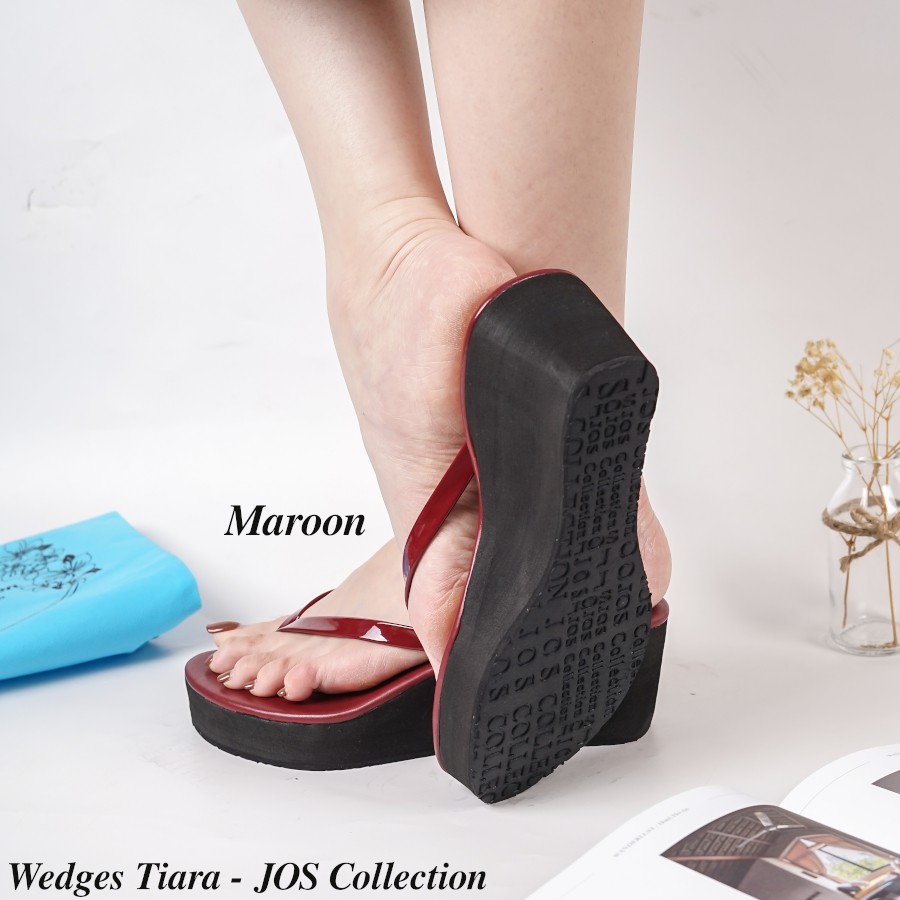 Sandal Wedges Wanita - Tiara Tinggi 7 cm by JOS Collection