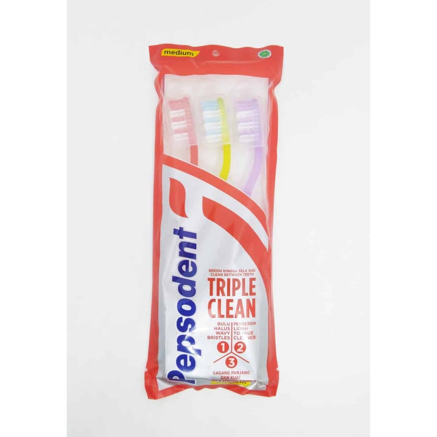 PEPSODENT TB TRIPPLE CLEAN MP 3'S