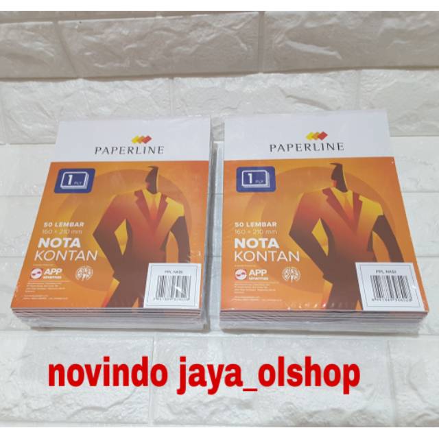 

NOTA BESAR 1 PLY PAPERLINE TERMURAH ECER 1PCS