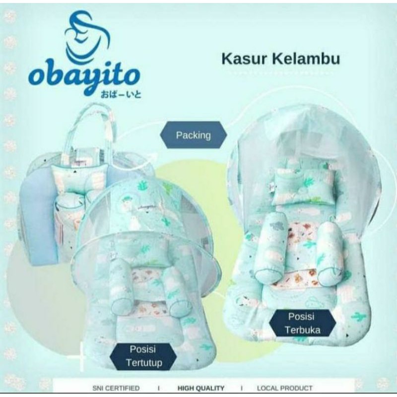 Obayito OB-0110 Kasur Kelambu Lipat untuk Bayi