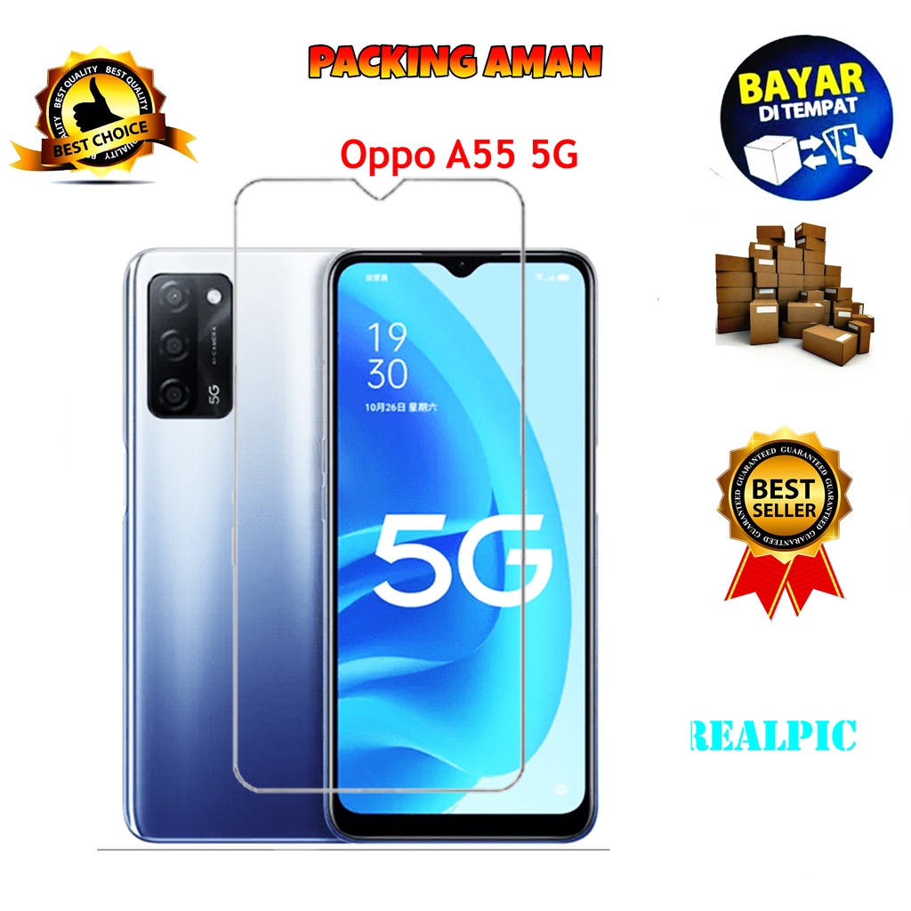 Tempered Glass Oppo A55 5G 2021 Screen Protector Anti Gores