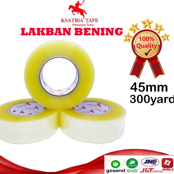 

Update - TERMURAH Lakban OPP Tape / Lakban Bening Dunia Packing 45 mm X 300 yard -