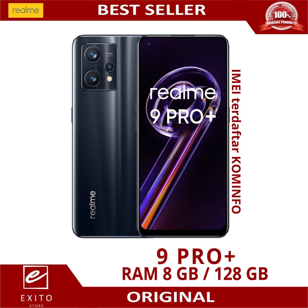 REALME 9 PRO PLUS + RAM 8/256 GB GARANSI REALME 9PRO+ PLUS RAM 8/128