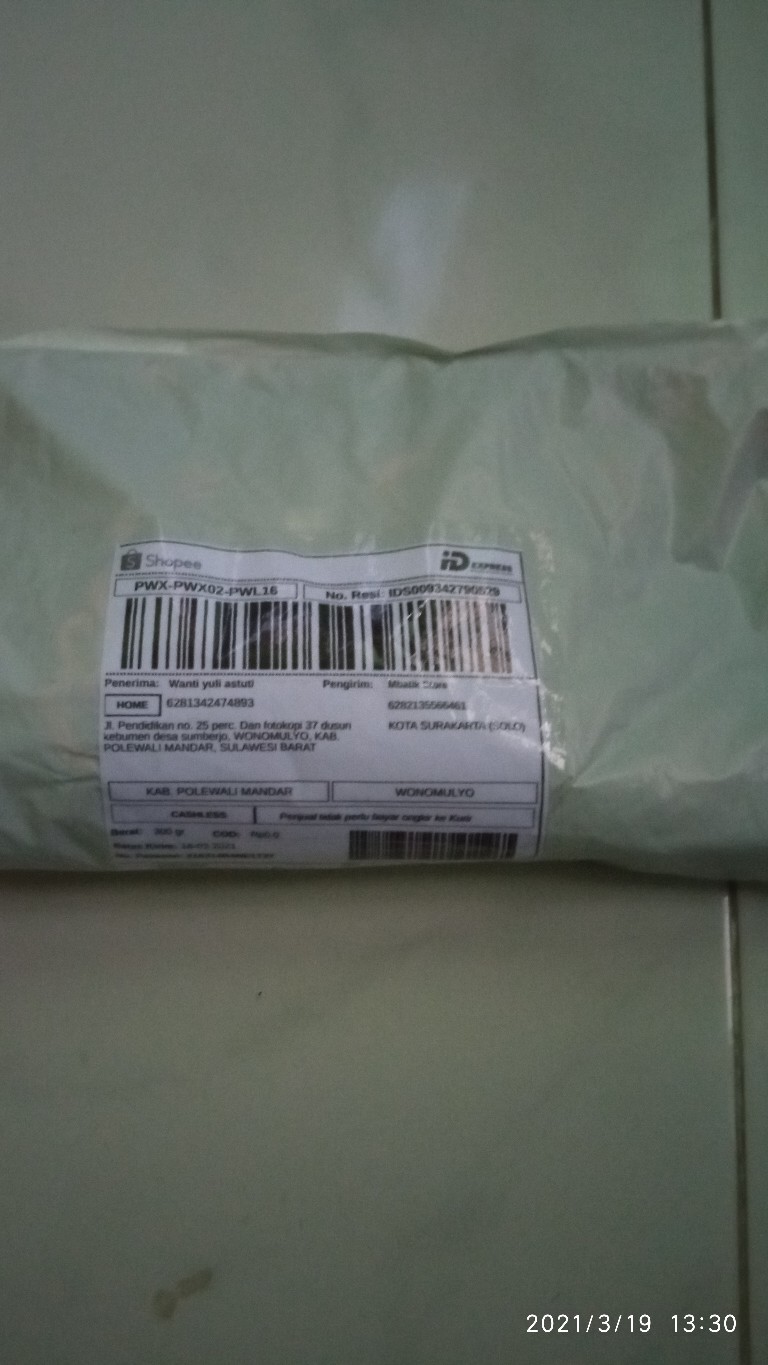 Dewangga Coklat Kemeja Batik Pria Lengan Panjang Full Furing By Dewo