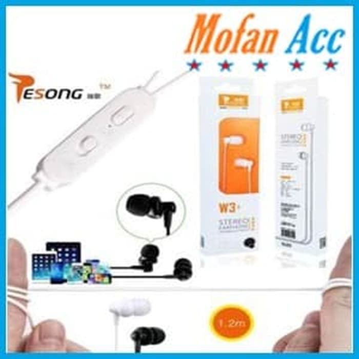 Earphone / Handsfree Resong W3+ by VIVAN Terjamin