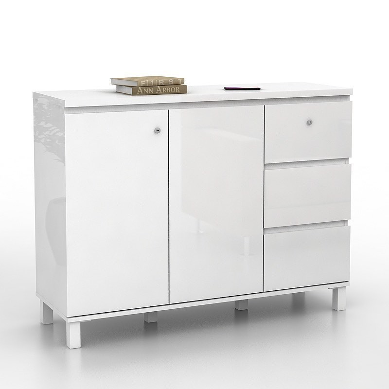 Furniture Rak Meja Kabinet Lemari Buffet Ruang Tamu Kamar Serbaguna Kayu Minimalis