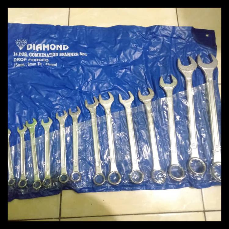 KUNCI RING PAS SET 14PCS