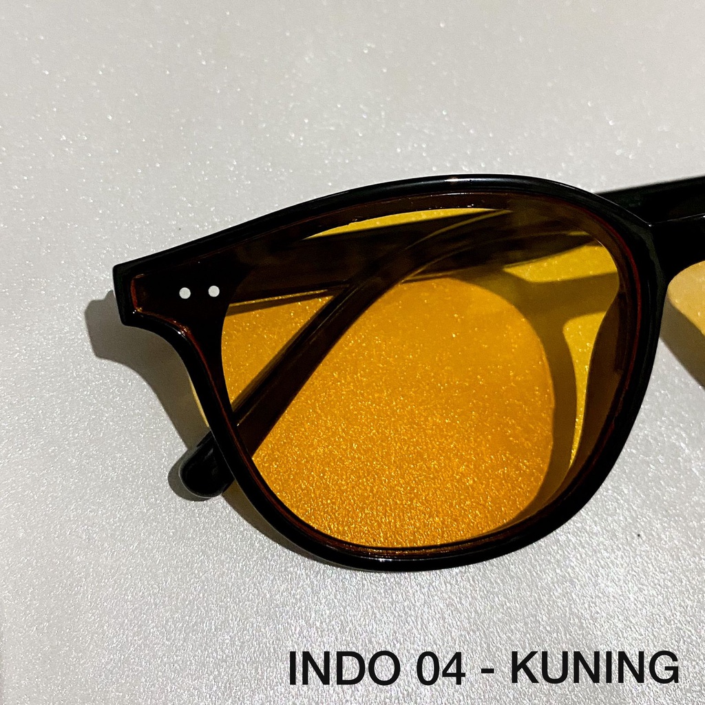 Kacamata Hitam Sunglasses Unisex Pria dan Wanita anti radiasi high quality material Indoberkah88 Indo-04