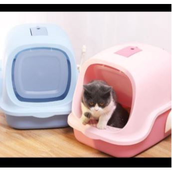 Tempat Pasir Kucing EXTRA JUMBO PINTU OTOMATIS TERBUKA Cat Litter Box